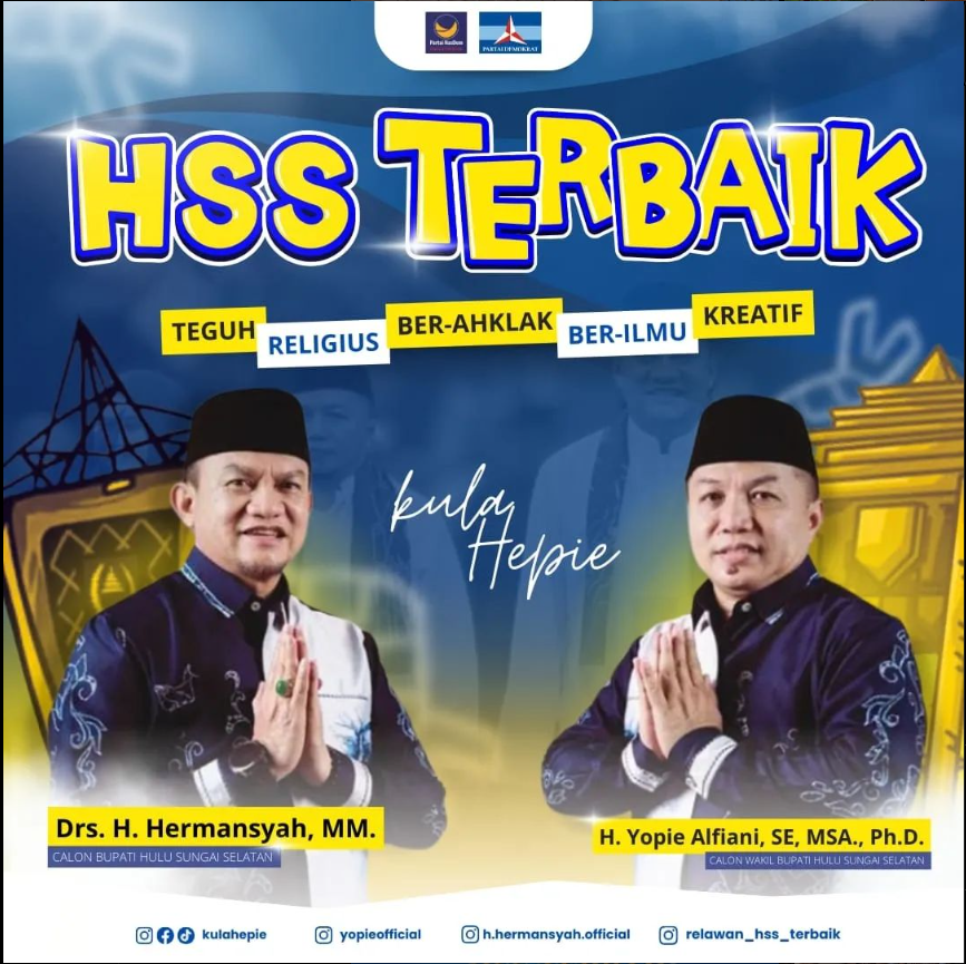 Gambar Drs. H. Hermansyah, MM. & H Yopie Alfiani, SE, MSA, Ph.D